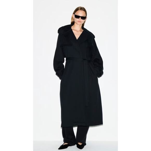 Skims Boyfriend Oversized Trench Coat NWT Size Large - Picture 3 of 6